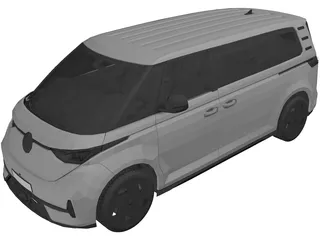 Volkswagen ID Buzz GTX 3D Model