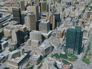 Cape Town City, South Africa (2024) 3D Model