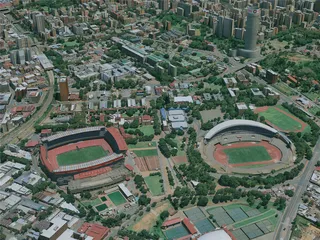 Johannesburg City, South Africa (2024) 3D Model