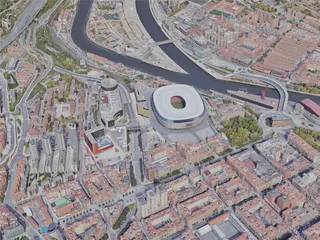 Bilbao City, Spain (2022) 3D Model