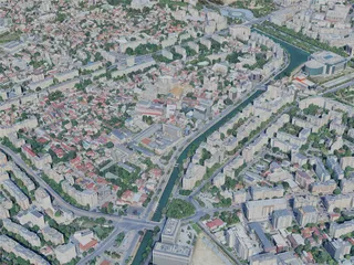 Bucharest City, Romania (2023) 3D Model