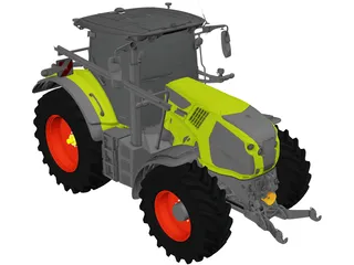 CLAAS Axion 870-800 3D Model