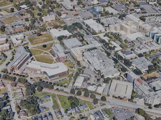 Augusta City, GA, USA (2023) 3D Model