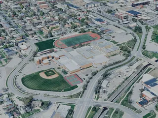 Lincoln City, NE, USA (2024) 3D Model