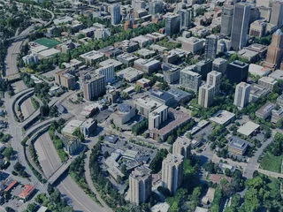 Portland City, OR, USA (2024) 3D Model