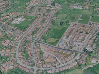 Sheffield City, UK (2023) 3D Model