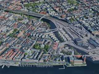 Stockholm City, Sweden (2023) 3D Model