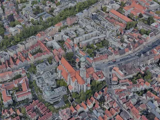 Augsburg City, Germany (2023) 3D Model