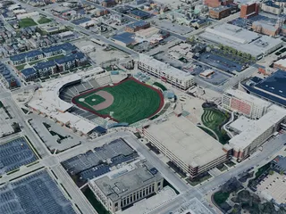 Fort Wayne City, IN, USA (2024) 3D Model