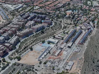 Granada City, Spain (2023) 3D Model