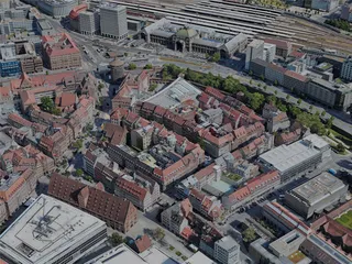 Nuremberg City, Germany (2023) 3D Model