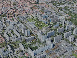 Strasbourg City, France (2023) 3D Model