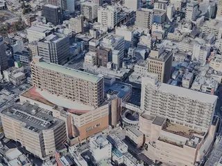 Hamamatsu City, Japan (2024) 3D Model