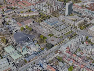 Karlsruhe City, Germany (2022) 3D Model