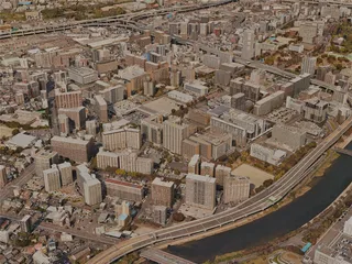 Kitakyushu City, Japan (2023) 3D Model