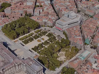 Madrid City, Spain (2023) 3D Model