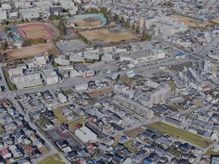 Toyama City, Japan (2023) 3D Model