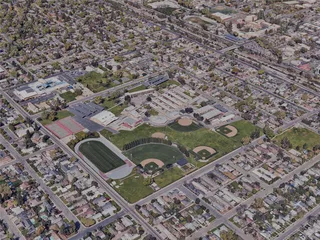 Visalia City, CA, USA (2024) 3D Model