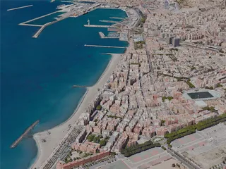 Almeria City, Spain (2023) 3D Model