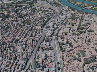 Avignon City, France (2023) 3D Model