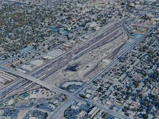 Bakersfield City, USA (2024) 3D Model