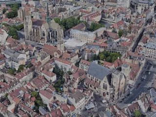 Dijon City, France (2022) 3D Model