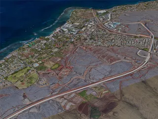 Lahaina City, USA (2024) 3D Model