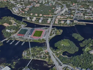 Oulu City, Finland (2024) 3D Model