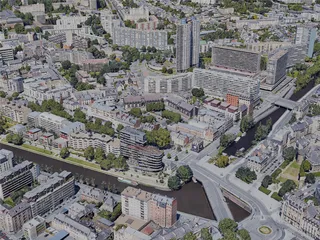 Rennes City, France (2022) 3D Model