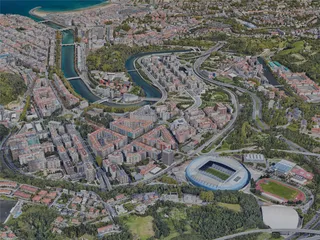 San Sebastian City, Spain (2023) 3D Model