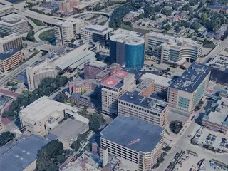 Grand Rapids City, USA (2023) 3D Model