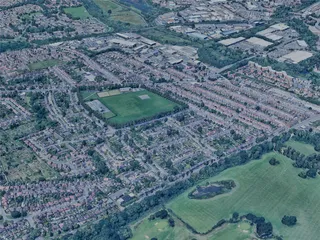 Northampton City, UK (2023) 3D Model