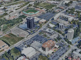 Springfield City, MO, USA (2024) 3D Model