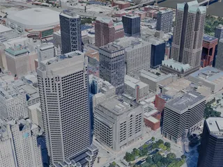 St. Louis City, MO, USA (2023) 3D Model