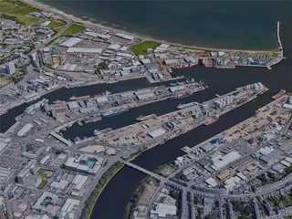 Aberdeen City, UK (2022) 3D Model