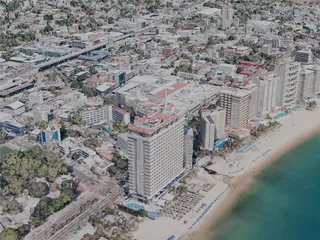 Acapulco City, Mexico (2022) 3D Model