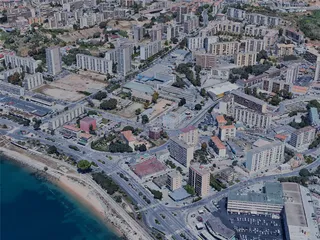 Ajaccio City, France (2023) 3D Model