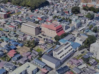 Akita City, Japan (2022) 3D Model