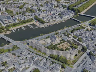 Angers City, France (2022) 3D Model