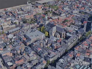 Antwerp City, Belgium (2022) 3D Model