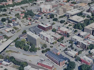 Greensboro City, USA (2023) 3D Model