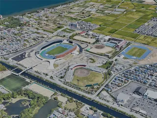 Hikone City, Japan (2023) 3D Model