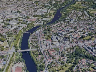 Limoges City, France (2022) 3D Model