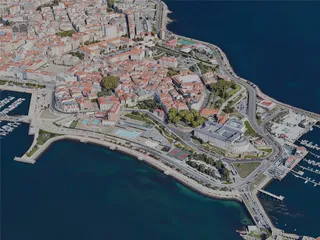 A Coruna City, Spain (2023) 3D Model