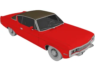 AMC Matador Coupe (1972) 3D Model