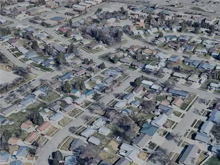 Bismarck City, ND, USA (2023) 3D Model