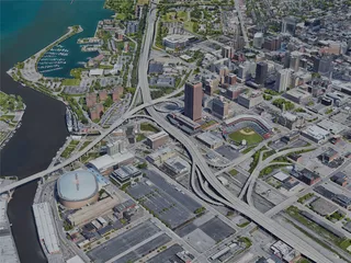 Buffalo City, NY, USA (2022) 3D Model