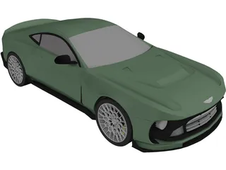 Aston Martin Valour (2023) 3D Model