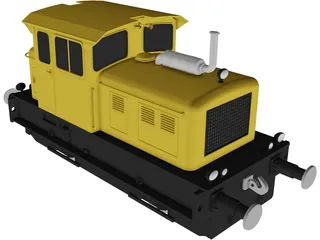 Newag DHG-240B Shunting 3D Model