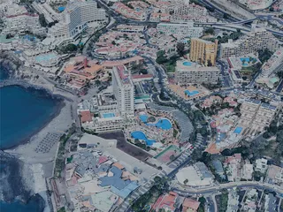 Adeje City, Spain (2023) 3D Model